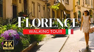 Florence Italy 4k  Walking Tour  Ambient Soundscapes 🇮🇹 [upl. by Mani911]