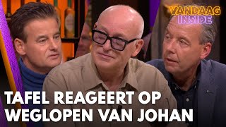 Vandaag Insidetafel reageert uitgebreid op het weglopen van Johan Derksen  VANDAAG INSIDE [upl. by Natsirc342]