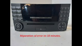 Réparation CD ERROR Mercedes w211 class E [upl. by Ros]