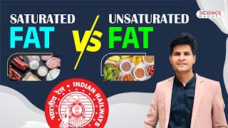 Difference Between Saturated amp Unsaturated Fat  Unsaturated vs Saturated Fats by Neeraj Sir [upl. by Resneps]