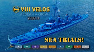 Velos Tier 8 Destroyer  World of Warships Legends [upl. by Arianna]