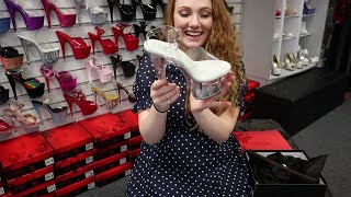 Nataleigh Reviews Pleaser ADORE708 Clear 7 Inch High Heel Shoes With Try Out Walk [upl. by Vittorio562]