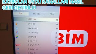 dahili uydu alıcılı Regal ve Vestel televizyonlarda kaybolan uydu kanalları nasıl geri getirilir [upl. by Ronalda]