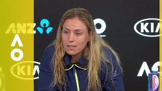 Angelique Kerber press conference 3R  Australian Open 2018 [upl. by Wemolohtrab]