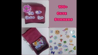 how to make cute stickers [upl. by Adnohser]