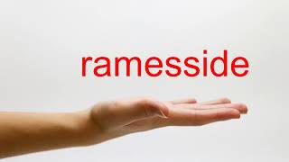 How to Pronounce ramesside  American English [upl. by Elleinet]