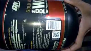 Optimum Nutrition ON 100 Whey Gold Standard  2 lbs unboxing on amzon  whey protein [upl. by Llenehs684]