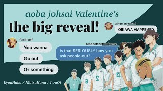 The Big Reveal Yahaba’s secret admirer Pt 22 KyoHabaMatsuhanaIwaOi — Haikyuu text story [upl. by Assenov582]