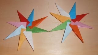 ✴ ESTRELLA ✴ de 8 puntas  Origami MODULAR  PASO A PASO [upl. by Eeldarb]