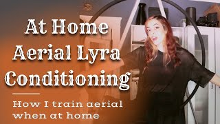 How I Use My Aerial Rig At Home Lyra Conditioning [upl. by Jackson]