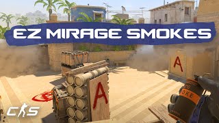 CS2 Mirage  EVERY TSide Smoke in UNDER 2 MINUTES [upl. by Balfore]