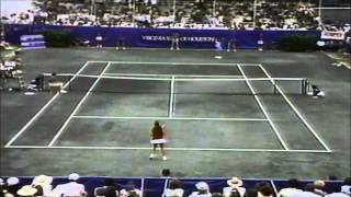 Chris Evert vs 15yearold Monica Seles 1989 Virginia Slims of Houston final [upl. by Auqinet]