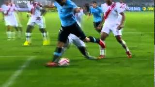 Peru 1  Uruguay 2 Eliminatorias Brasil 2014 [upl. by Ponzo]