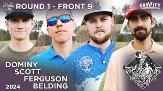 Gravitational Pull at the Cove 2024  Round 1  Front 9  Dominy Scott Ferguson Belding [upl. by Nirtak]