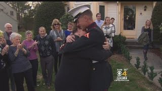 Medway Marine Surprises Family After Tour In Afghanistan [upl. by Dlorag]