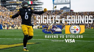 Micd Up Sights amp Sounds Week 11 Win vs Ravens  Pittsburgh Steelers [upl. by Adnylem]