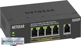 NETGEAR 5Port Gigabit Ethernet Unmanaged PoE Switch GS305P with 4 x Review [upl. by Shaefer]