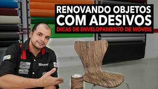 RENOVANDO OBJETOS COM ADESIVOS  Dicas de Envelopamento de Móveis [upl. by Staal]