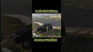 INDIAN FORTUNER VS PAKISTAN HILUX  WHO WILL WIN THE MATCH  gta5 shortsvideo [upl. by Janette]