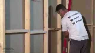 Installing Gyprock plasterboard  Plasterboard walls and ceilings [upl. by Atiuqer]