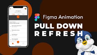 Pull Down to Refresh Basic Mobile Interactions Tutorial in Figma [upl. by Nivrehs]