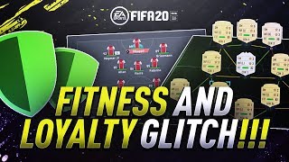 NEW FITNESS GLITCH  HOW TO GET LOYALTY FAST  FIFA 20 Ultimate Team [upl. by Aennyl]