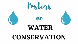 Simple Poster Ideas On Water ConservationSave WaterPosters on Save Water [upl. by Carlen560]