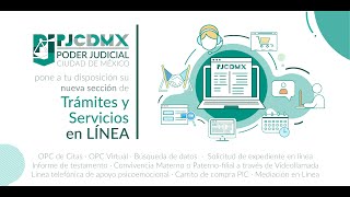 PJCDMXvirtual trámites y servicios en línea [upl. by Hibben]