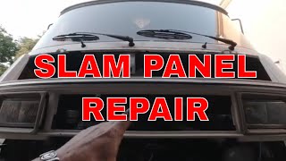 Hymer Fiat Ducato Talbot Express RUSTY Slam Panel Easy Replacement [upl. by Ximenes]