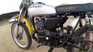 1975 TS100 wRT Genuine Suzuki Racing and Tuning Kit Package [upl. by Osmond]