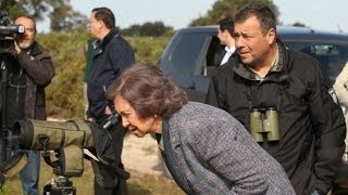 SM la Reina concluye la visita a la Estación Biológica de Doñana [upl. by Adni]