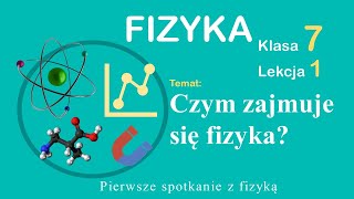 Fizyka Klasa 7 Lekcja 1 Czym zajmuje się fizyka [upl. by Yeoz]