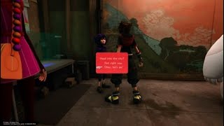 Kingdom Hearts III  Glitched Dark Baymax Fight [upl. by Whitson]