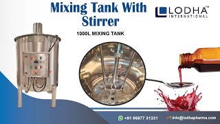 1000L Mixing Tank with Stirrer  First Impressions [upl. by Cuttler552]