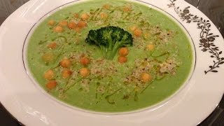 Supa crema de broccoli cu branza Cheddar  Cristine Cuisine [upl. by Nylad]