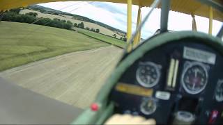 RoboBiggles stalls out of slow loop  Tiger Moth FPV flight [upl. by Rosalee188]