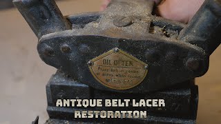 Antique Belt Lacing tool restoration [upl. by Nauwaj]