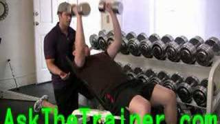 Incline Dumbbell Close Grip Triceps Press  Arms Exercise [upl. by Sivat210]