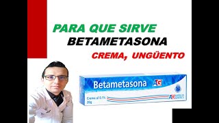 BETAMETASONA Para que Sirve Antiinflamatorio y antialérgico efectos secundarios [upl. by Ideih818]