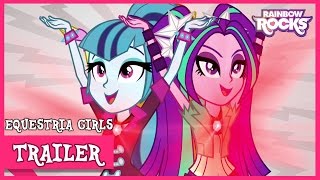 TRAILER  MLP Equestria Girls  Rainbow Rocks Español Latino [upl. by Nafets]