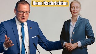 Eilmeldung Tino Chrupalla verkündet die traurige Nachricht von Alice Weidel [upl. by Ahtael]