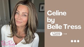 CELINE by Belle Tress in Toasted WalnutR  Wig Review  WigsByPattisPearlscom [upl. by Stockton]