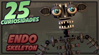 ENDO SKELETON  25 Datos y Curiosidades  Five Nights at Freddy´s [upl. by Lledniuq]