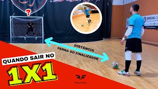 Quando sair no 1x1  Dicas para goleiro futsal goleiro 1x1 [upl. by Raama554]