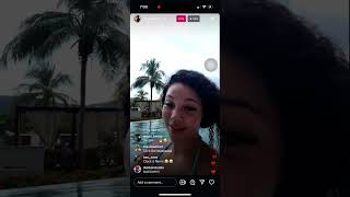 Renni rucci ig live [upl. by Alyekahs]