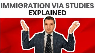 How to Immigrate to Canada Through Studies StepbyStep Guide for 2024 [upl. by Alyakim]