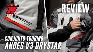 Chaqueta de moto ALPINESTARS Andes V3 Drystar ⛰️🏍️ ¡perfecta para viajar TODO EL AÑO [upl. by Adlai]