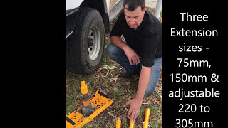 HOW TO USE ROADSAFE 4WD JACK EXTENSIONS [upl. by Hasina57]