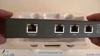 Ubiquiti EdgeRouter Lite QUICK UNBOXING amp SPECIFICATIONS HD [upl. by Weingarten]