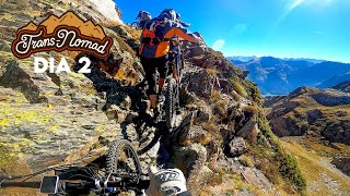 MTB Enduro Porteando de Benasque al Valle de Arán Espectacular  TRANSNOMAD DÍA 2 [upl. by Earehc424]